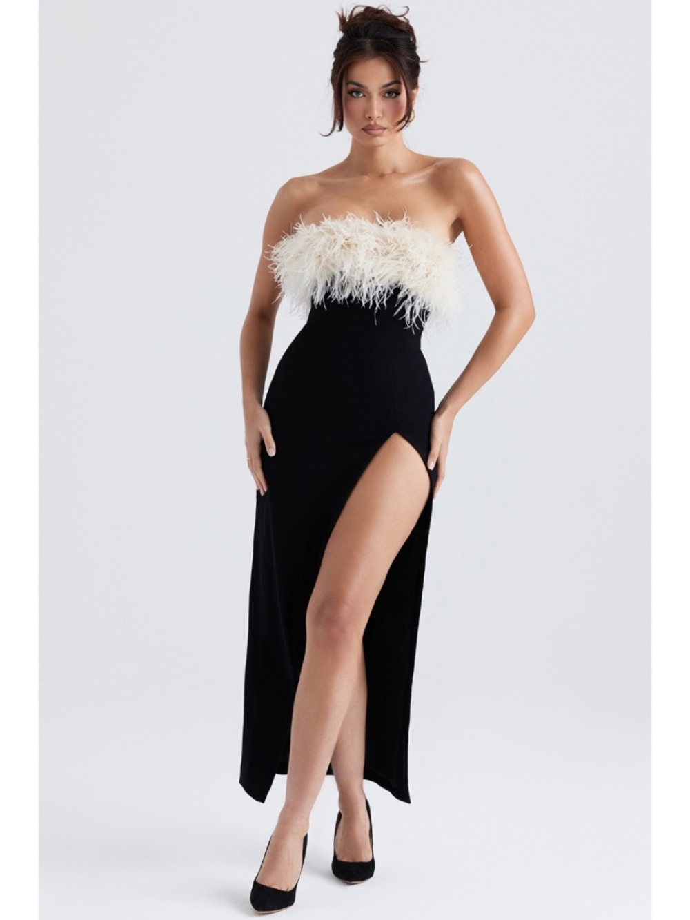 NEW House of CB Sarai Dress Black Large